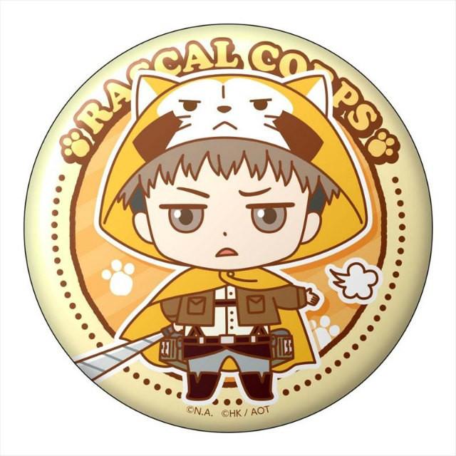 進撃の巨人 ジャン 缶バッジ ジャン・キルシュタイン トレーディング缶