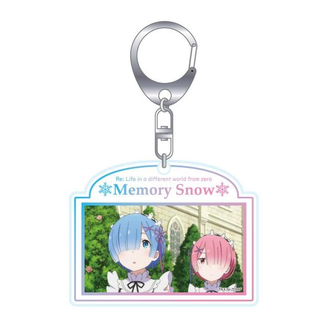 Re:ゼロから始める異世界生活 Memory Snow アクキー ラム レム ラム＆レム (背景木) 】 Re:ゼロから始める異世界生活 Memory