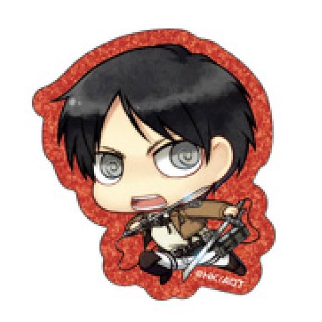 エレン・イェーガー】 進撃の巨人 Season 3 ラメアクリルバッジ ちみ