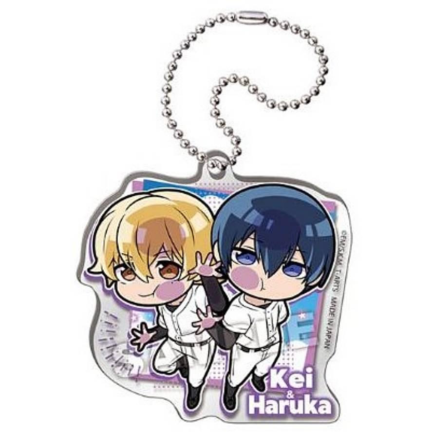 圭＆葉流火】ぴた!でふぉめ 忘却バッテリー アクリルキーホルダー