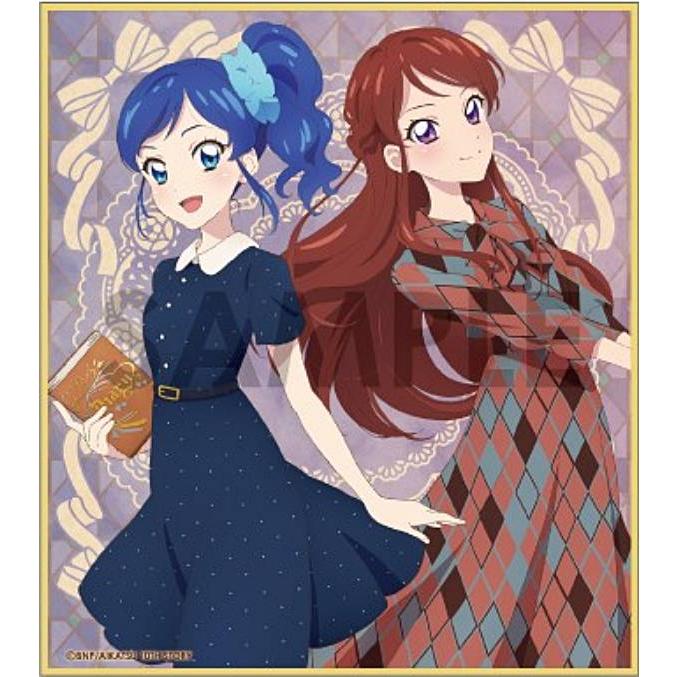あおい＆蘭】アイカツ! トレーディングミニ色紙 -Classical