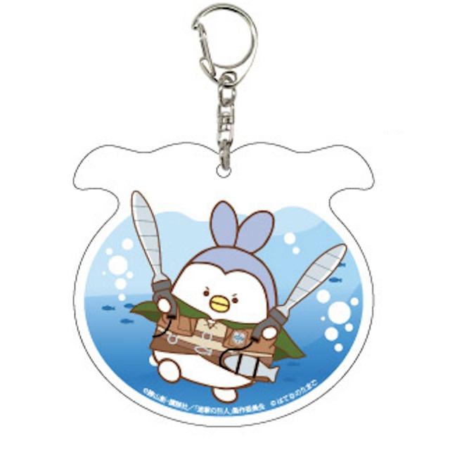 進撃の巨人　ミカサ　アクリルキーホルダー　空想巨人水族館 進撃の巨人 線画アクリルキーホルダー ミカサ – IG Port ONLINE