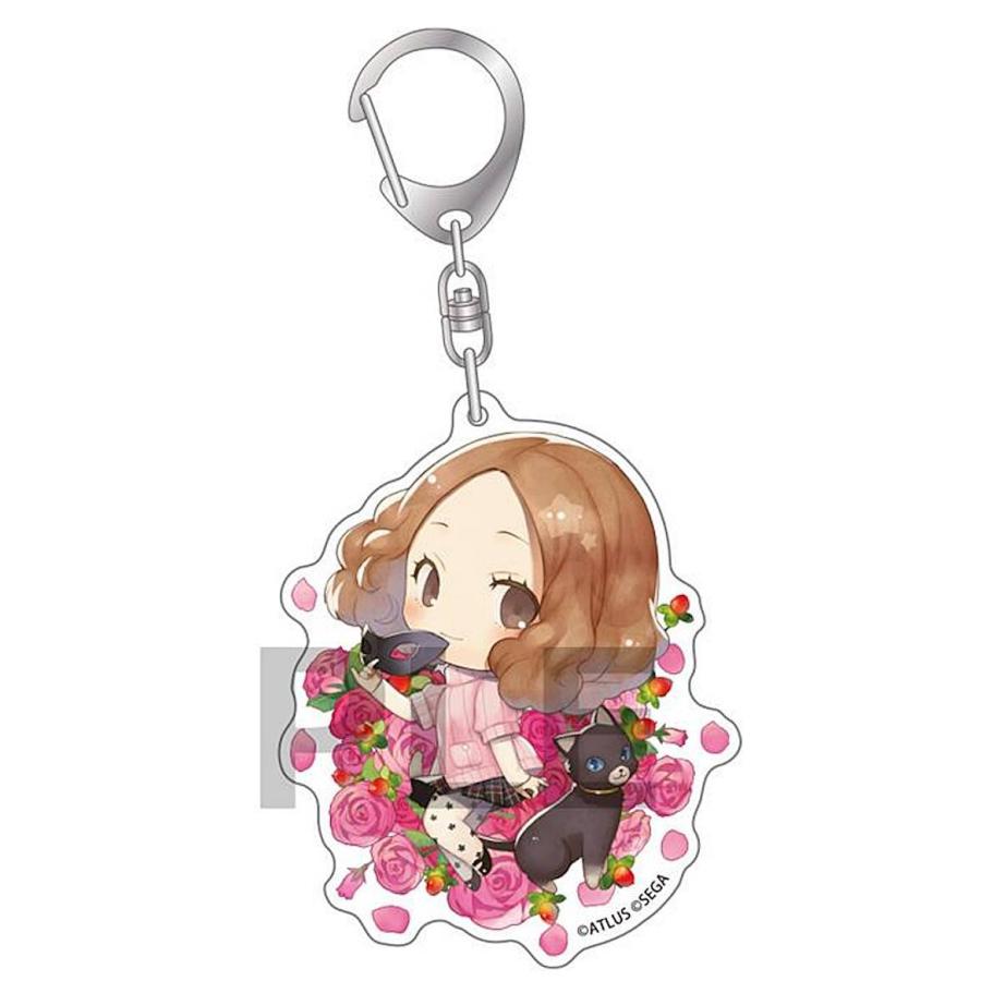 未使用 ペルソナ5 ザ・ロイヤル きゃらふろる アクリルキーホルダー 奥村 春 奥村春＆モルガナ】 きゃらふろるアクリルキーホルダー ペルソナ