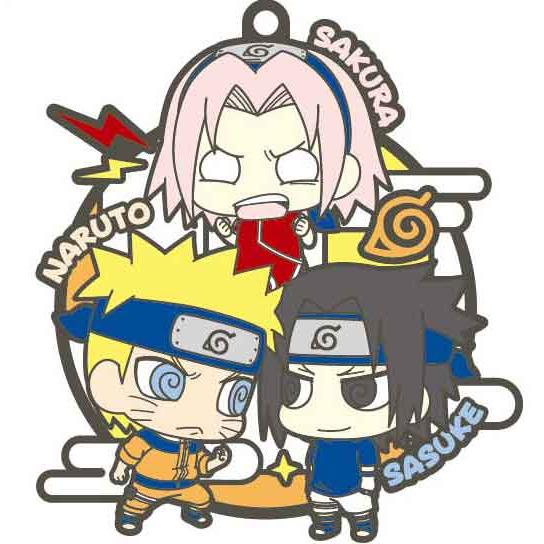 【ナルト＆サクラ＆サスケ】ラバーマスコット バディコレ NARUTO-ナルト- 疾風伝 スリーマンセルだってばよ!編 : トレカショップ ...