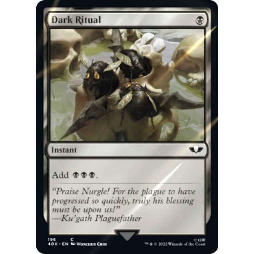サージ・FOIL】マジックザギャザリング 40K EN 196 Dark Ritual (英語