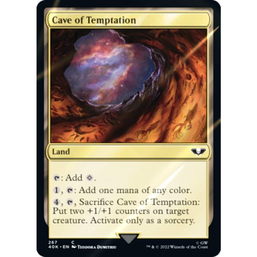 サージ・FOIL】マジックザギャザリング 40K EN 267 Cave of Temptation