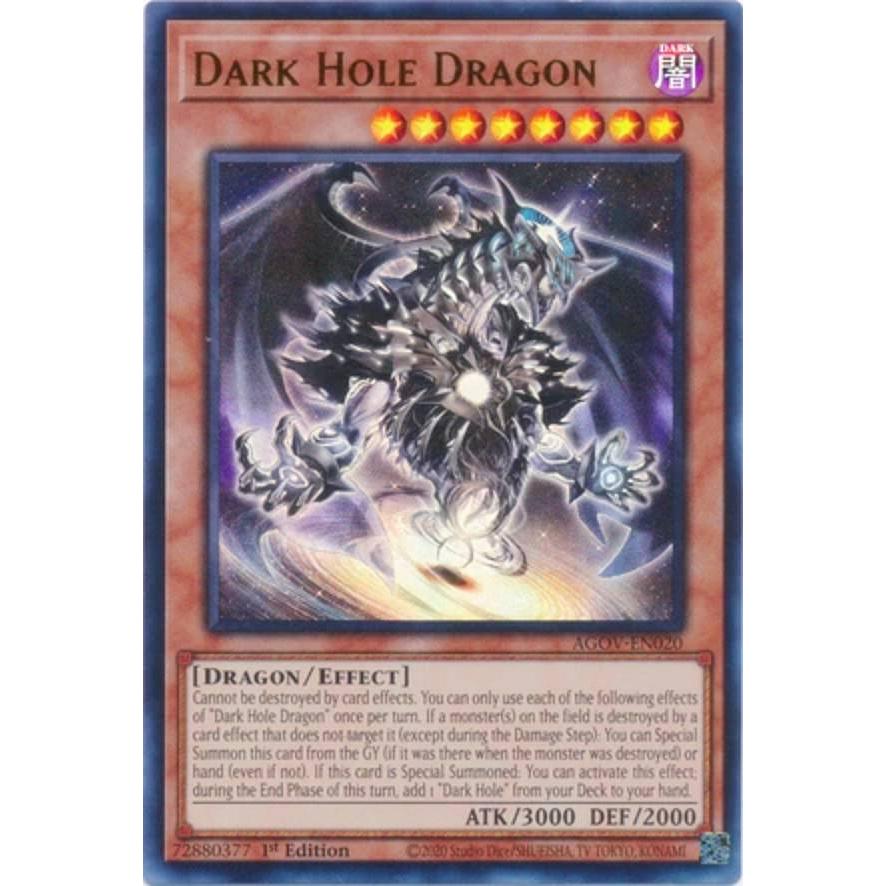 遊戯王 AGOV-EN020 ブラック・ホール・ドラゴン Dark Hole Dragon