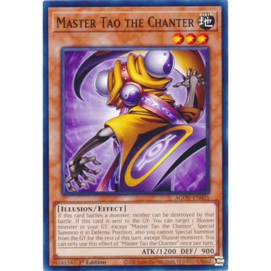 陰陽 英語 遊戯王 AGOV-EN025 大陰陽師 タオ Master Tao the Chanter