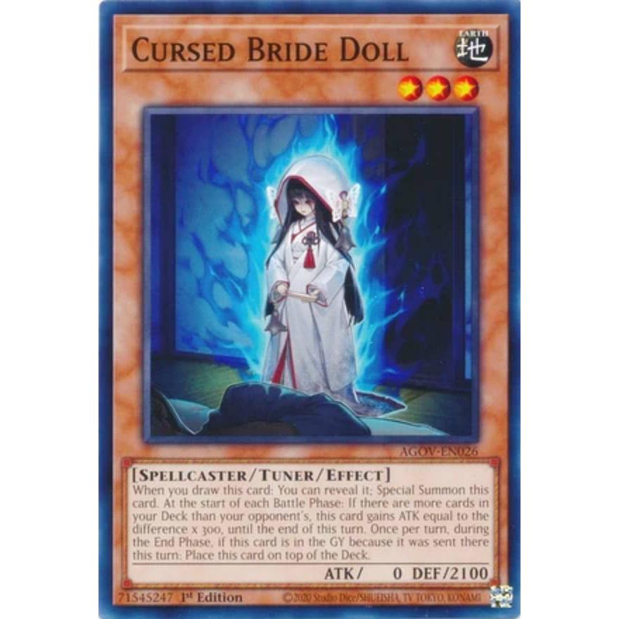 遊戯王 AGOV-EN026 離世召人形 Cursed Bride Doll (英語版 1st Edition