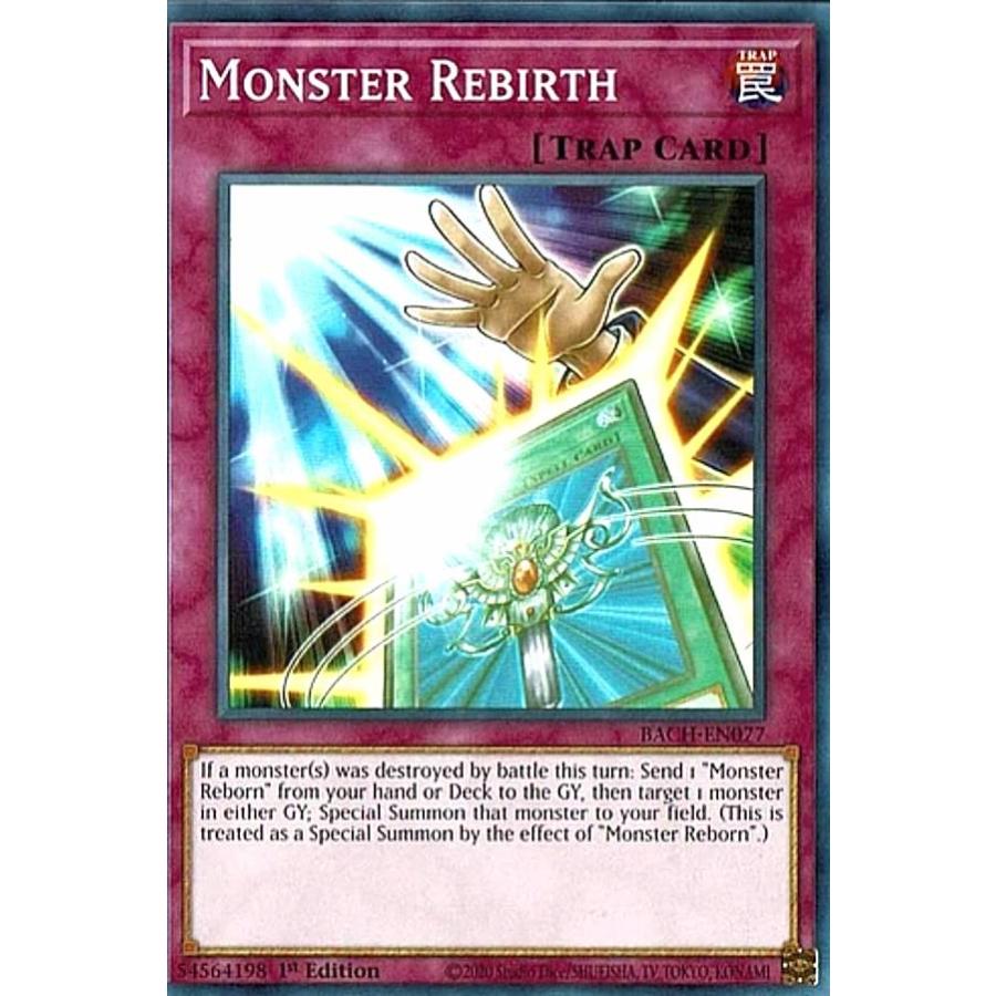 遊戯王 Bach En077 死者所生 Monster Rebirth 英語版 1st Edition ノーマル Battle Of Chaos Bachen1722tt077 トレカショップ Lead 通販 Yahoo ショッピング