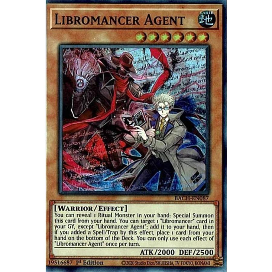 遊戯王 BACH-EN087 Libromancer Agent (英語版 1st Edition
