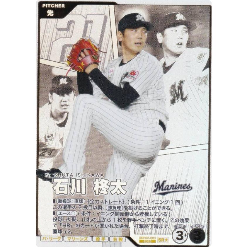 ★プロコレクション★未使用★希少年代物★千葉ロッテマリンズ★石川歩★ パラレル】プロ野球 ファンスターズリーグ BBP02-083 石川 柊太 千葉