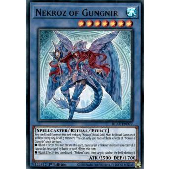 遊戯王 BLAR-EN077 グングニールの影霊衣 Nekroz of Gungnir (英語版