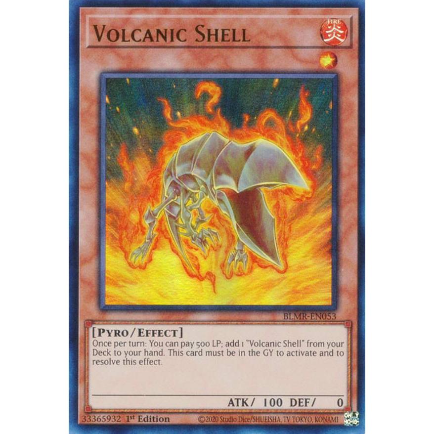 遊戯王 BLMR-EN053 ヴォルカニック・バレット Volcanic Shell (英語版 1st Edition ウルトラレア ...