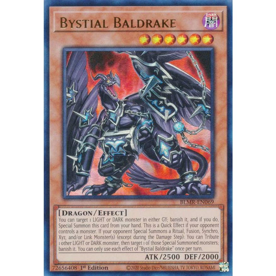 遊戯王 BLMR-EN069 深淵の獣バルドレイク Bystial Baldrake (英語版