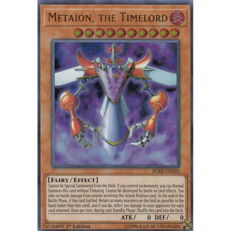 遊戯王 BLRR-EN026 時械神メタイオン Metaion, the Timelord