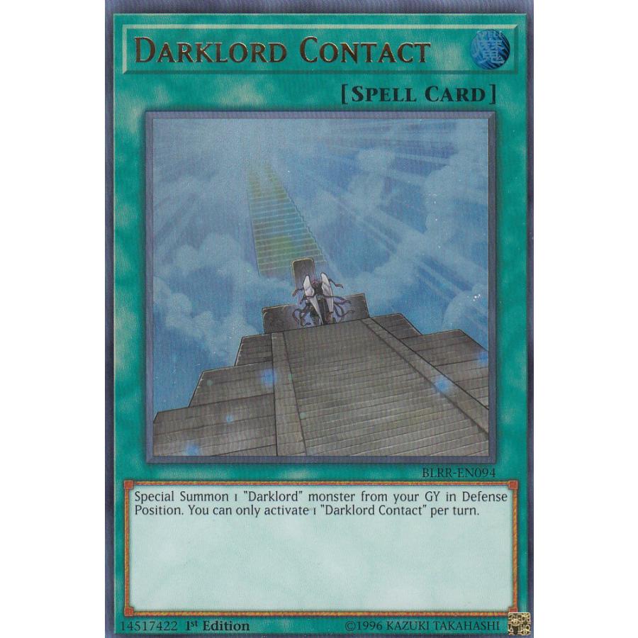 遊戯王 Blrr En094 堕天使の戒壇 Darklord Contact 英語版 1st Edition ウルトラレア Relentless Revenge Blrrtt94 トレカショップ Lead 通販 Yahoo ショッピング