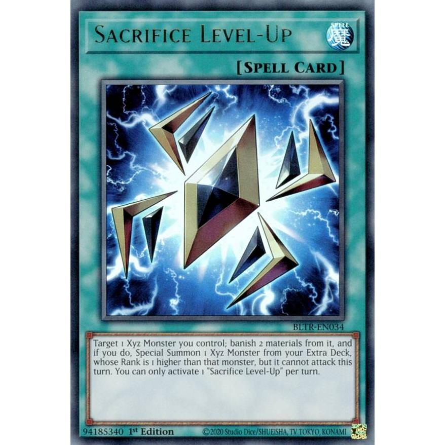 サクリファイス 英語版 遊戯王 BLTR-EN034 サクリファイス・ランクアップ Sacrifice Level-Up