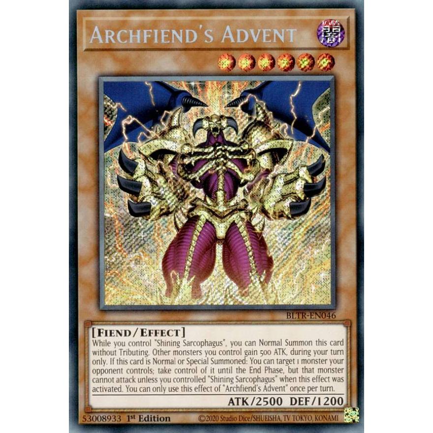 遊戯王 BLTR-EN046 デーモンの光来 Archfiend's Advent (英語版 遊戯王 BLTR-EN046 デーモンの光来 Archfiend's Advent (英語版