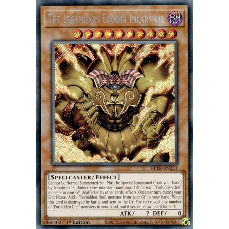 遊戯王 BLTR-EN051 召喚神エクゾディア The Legendary Exodia