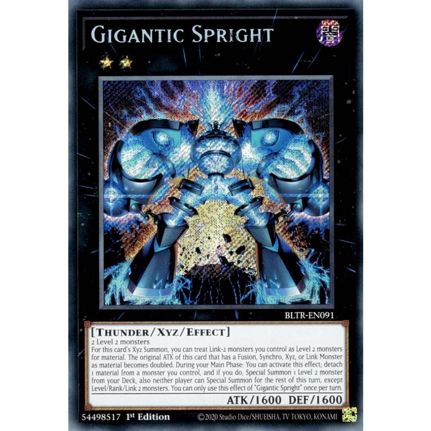 遊戯王 BLTR-EN091 ギガンティック・スプライト Gigantic Spright 