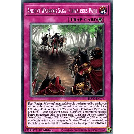 遊戯王 Blvo En074 戦華史略 大丈夫之義 Ancient Warriors Saga Chivalrous Path 英語版 1st Edition ノーマル Blazing Vortex Blvoentt074 トレカショップ Lead 通販 Yahoo ショッピング
