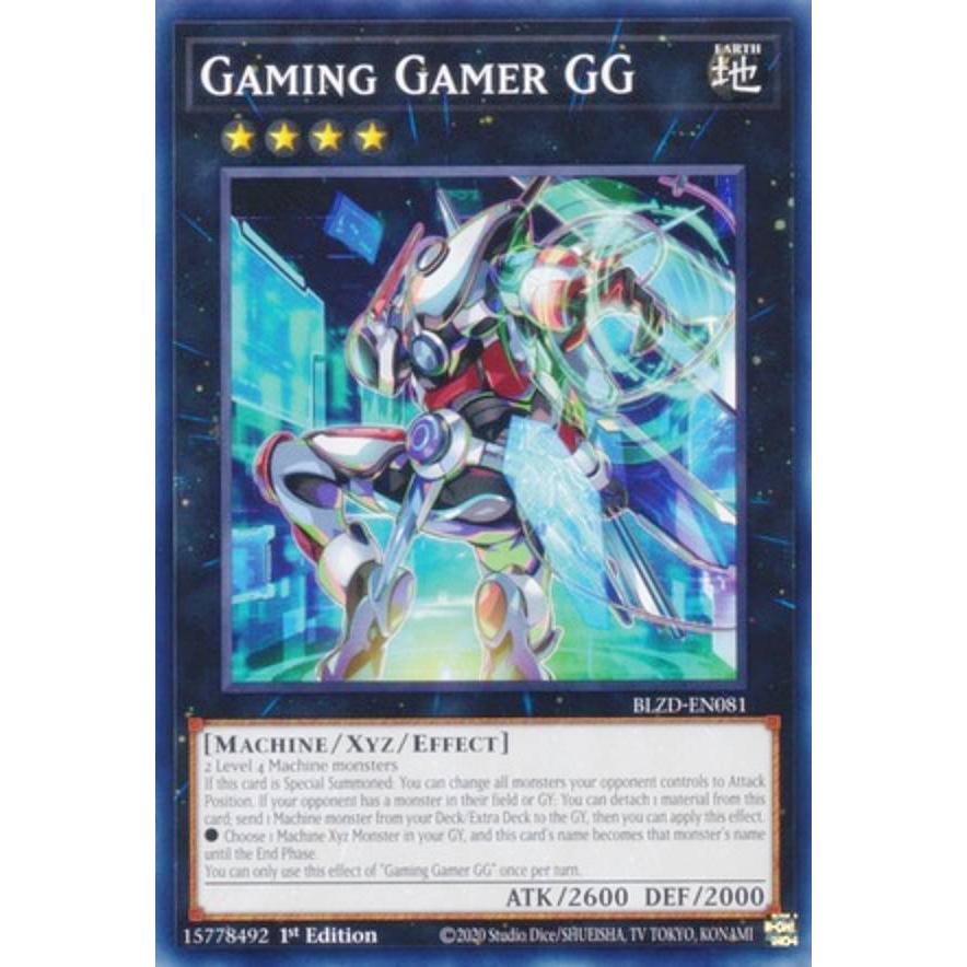 遊戯王 BLZD-EN081 Gaming Gamer GG (英語版 1st Edition ノーマル