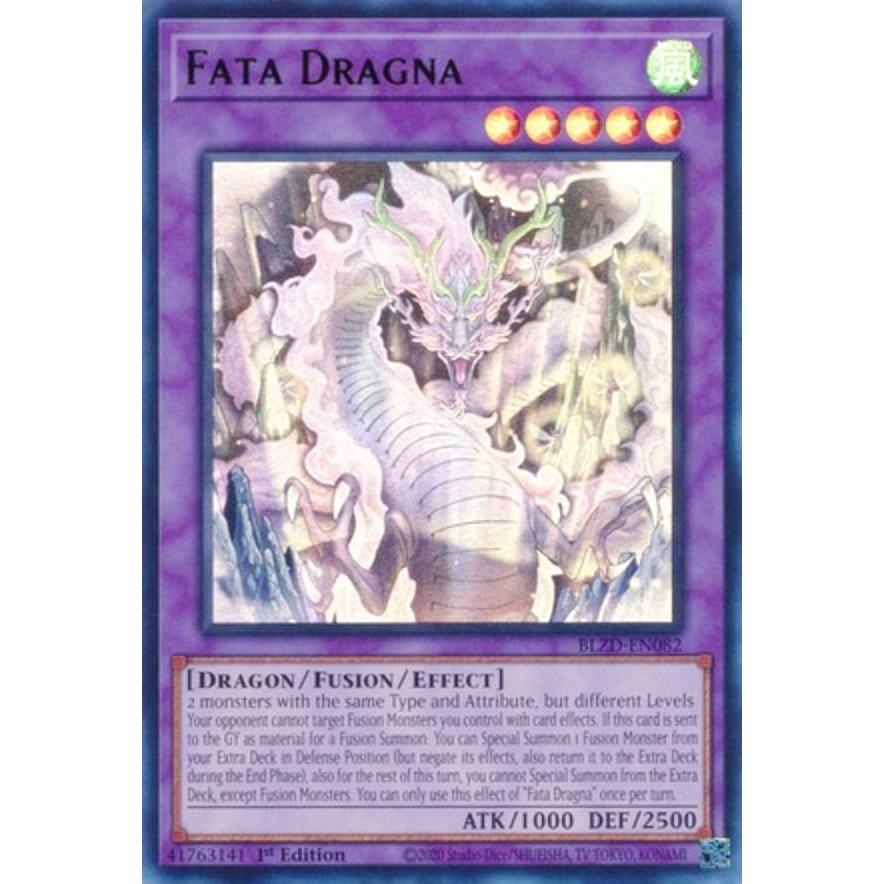 遊戯王 BLZD-EN082 Fata Dragna (英語版 1st Edition ウルトラレア