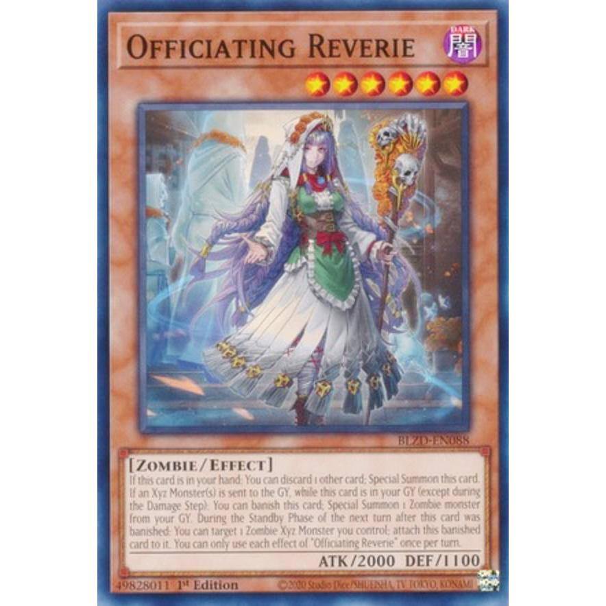 特別価格 遊戯王まとめ売り4200枚以上(英語カードあり) 遊戯王 BLZD-EN088 Officiating Reverie (英語版 1st Edition ノーマル