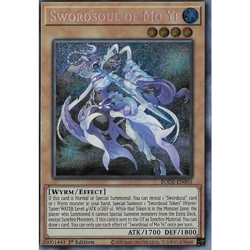 遊戯王 BODE-EN003 相剣師−莫邪 Swordsoul of Mo Ye (英語版 1st