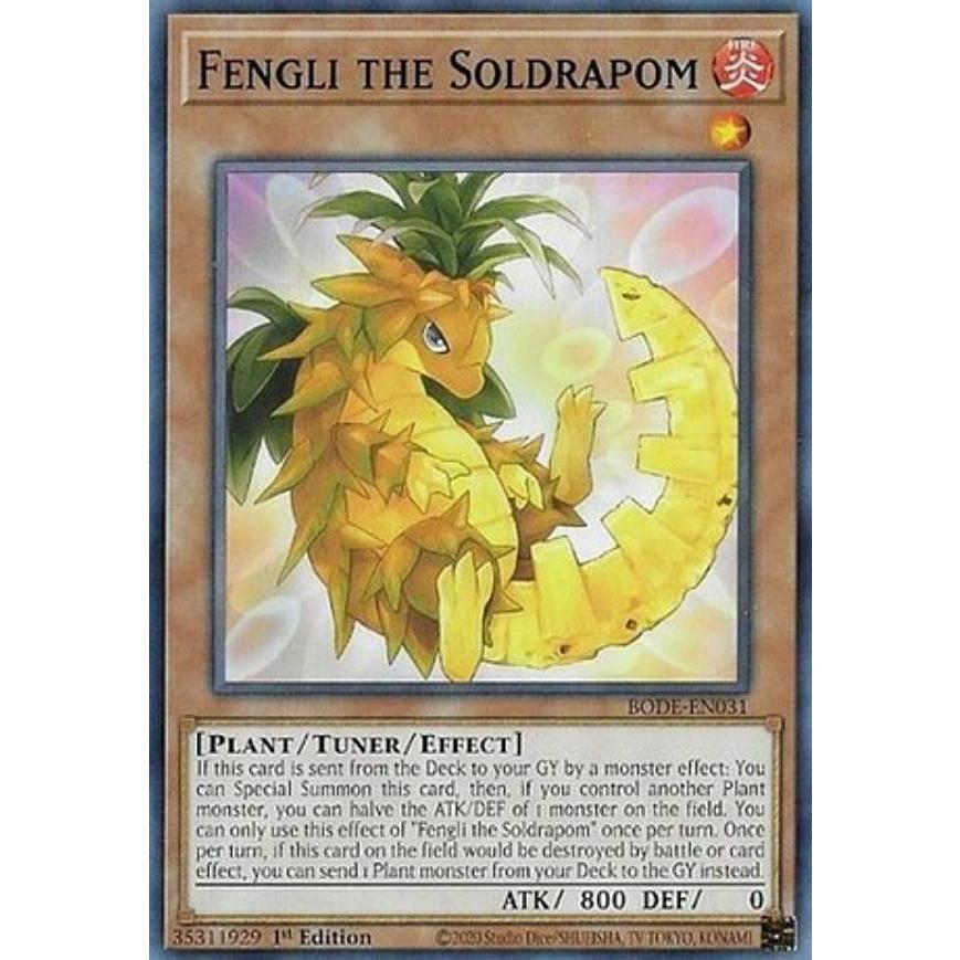 遊戯王 BODE-EN031 陽竜果フォンリー Fengli the Soldrapom (英語版 