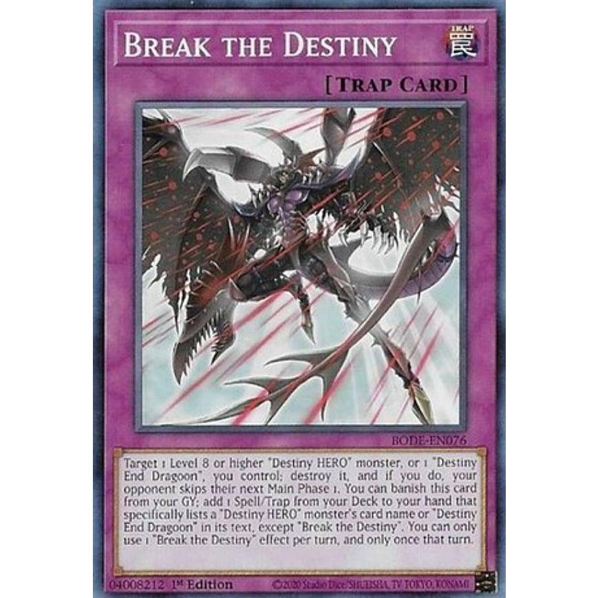 遊戯王 BODE-EN076 ブレイク・ザ・デステニー Break the Destiny (英語 