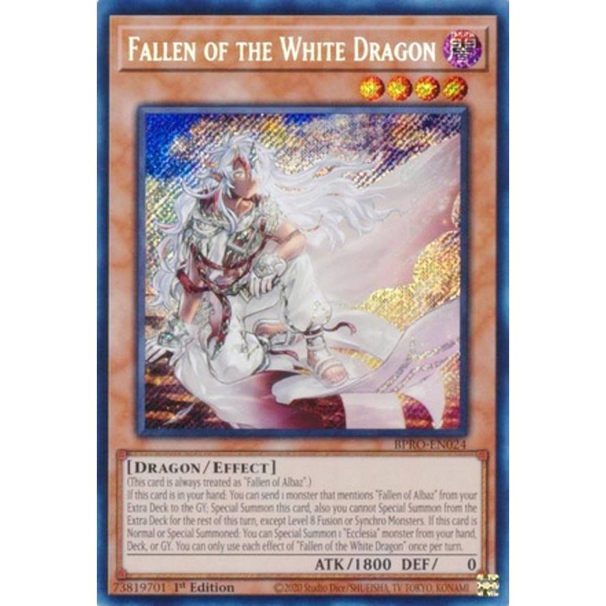遊戯王 BPRO-EN024 白き竜の落胤 (英語版 1st Edition シークレット
