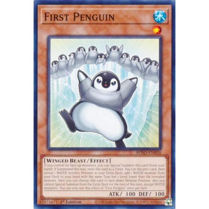 遊戯王 BPRO-EN030 ファースト・ペンギン (英語版 1st Edition