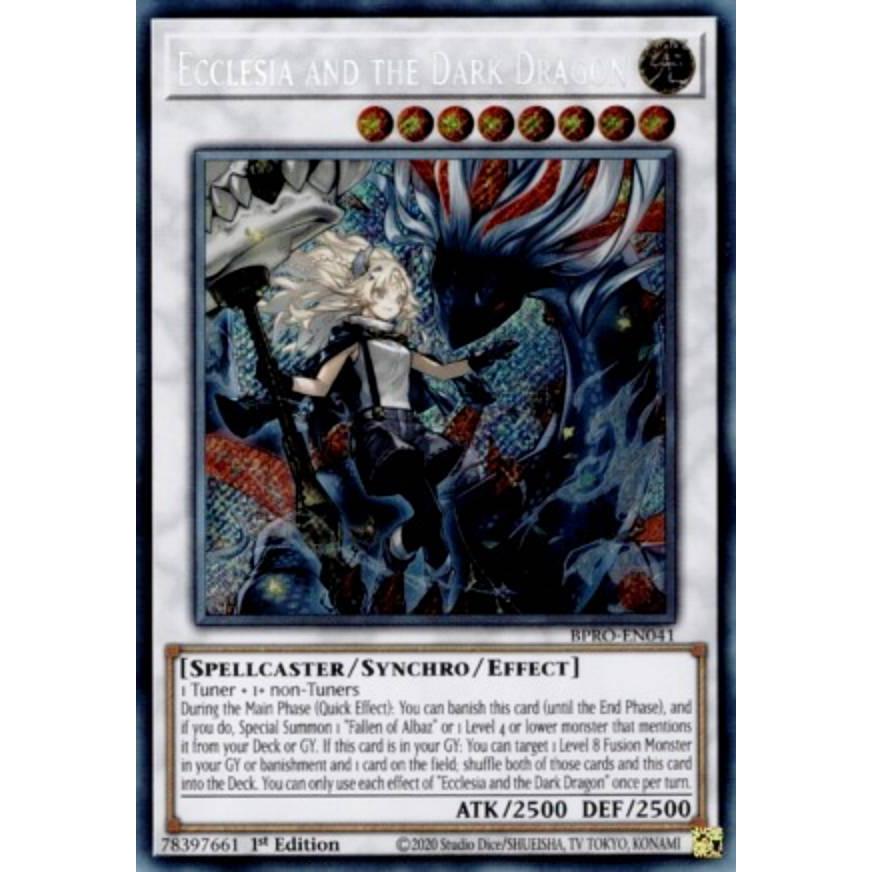 遊戯王 BPRO-EN041 黒き竜のエクレシア (英語版 1st Edition