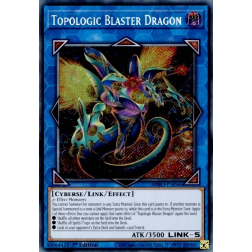 遊戯王 BPRO-EN046 トポロジック・ブラスター・ドラゴン (英語版 1st 