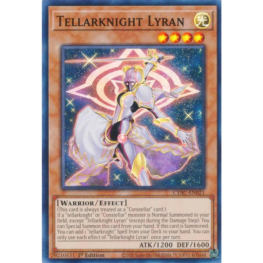 遊戯王 英語 終末の騎士 スーパーレア 1st 3枚 遊戯王 CYAC-EN021 星 