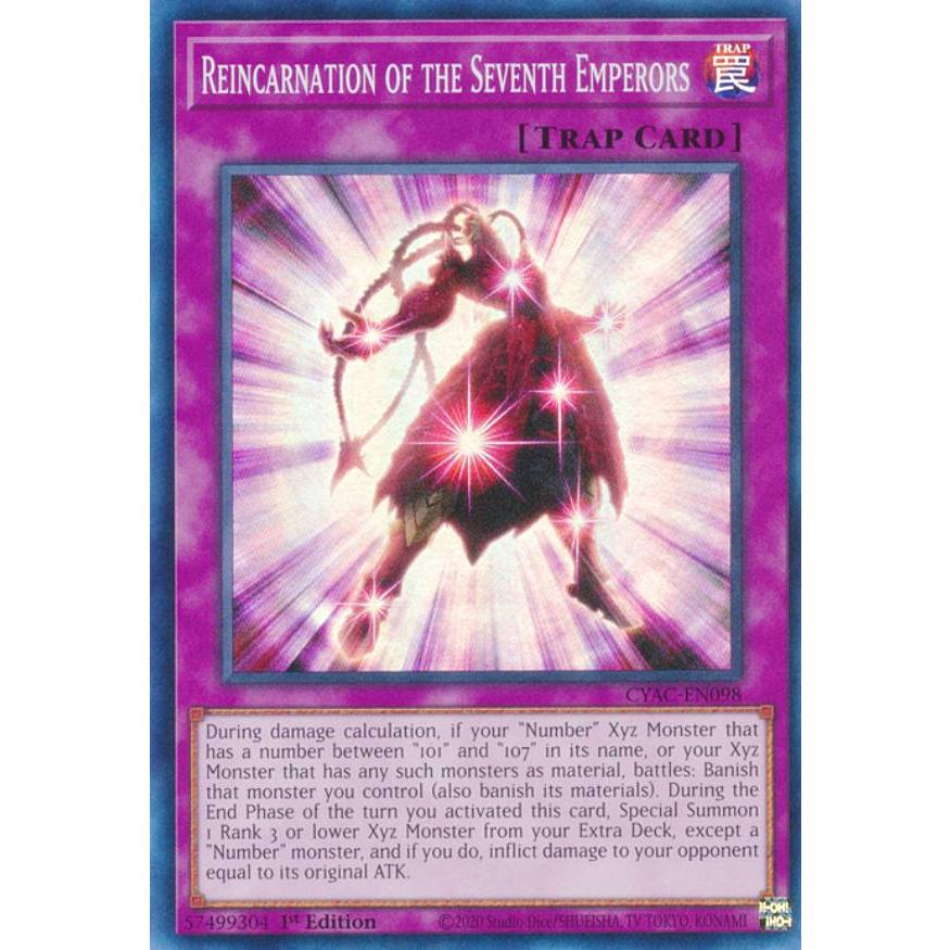 遊戯王 CYAC-EN098 セブンス・アラウンド Reincarnation of the