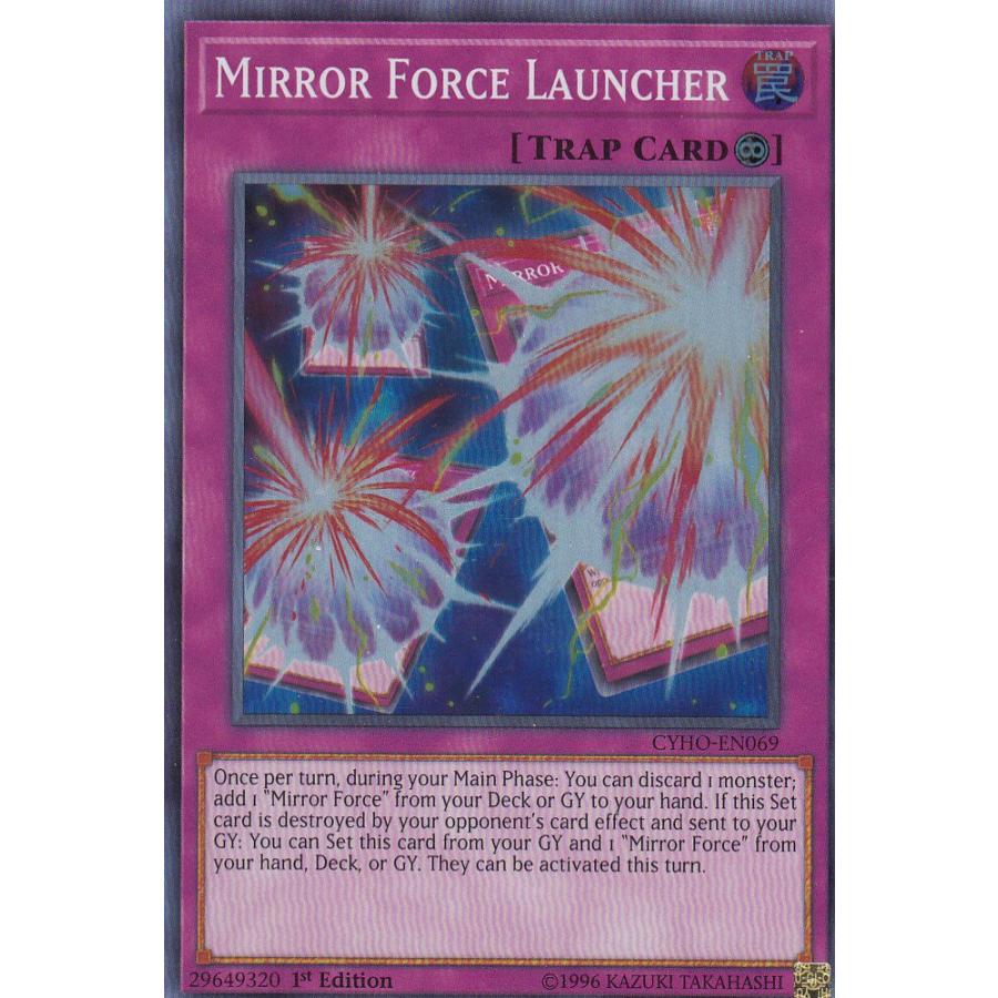 遊戯王 CYHO-EN069 ミラーフォース・ランチャー Mirror Force Launcher(英語版 1st Edition スーパーレア)  サイバネティック・ホライゾン :cyhoentt69:トレカショップ LEAD. - 通販 - Yahoo!ショッピング