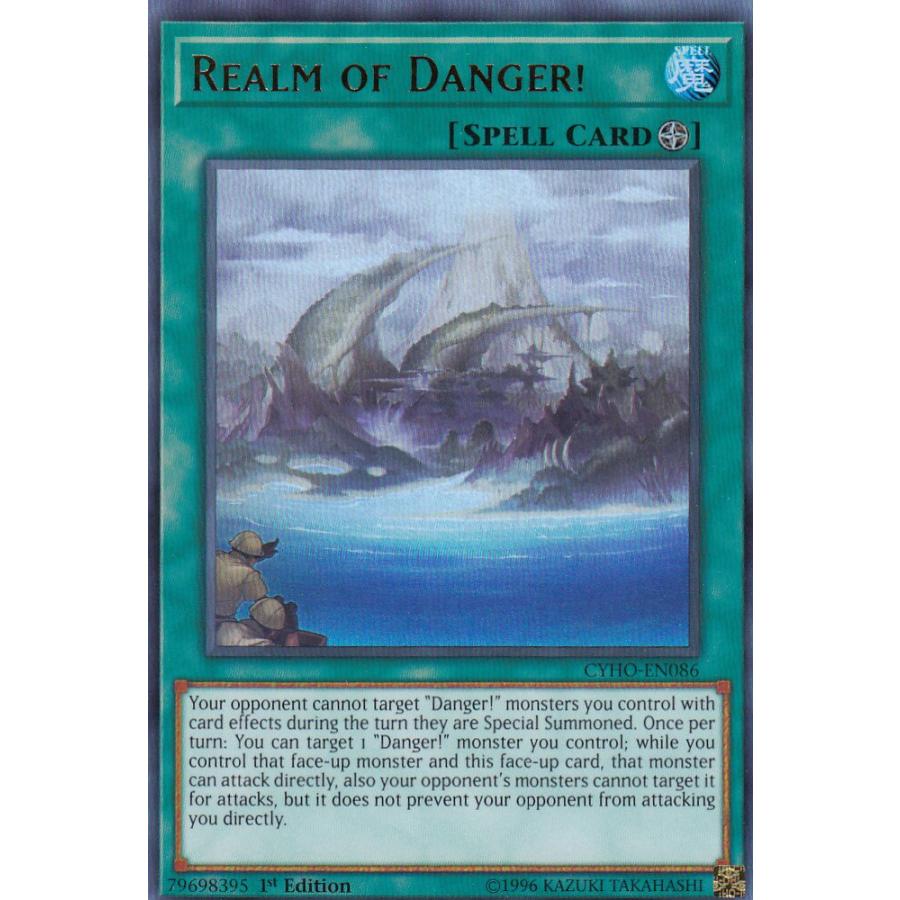 遊戯王 Cyho En086 Realm Of Danger 英語版 1st Edition ウルトラレア サイバネティック ホライゾン Cyhoentt86 トレカショップ Lead 通販 Yahoo ショッピング