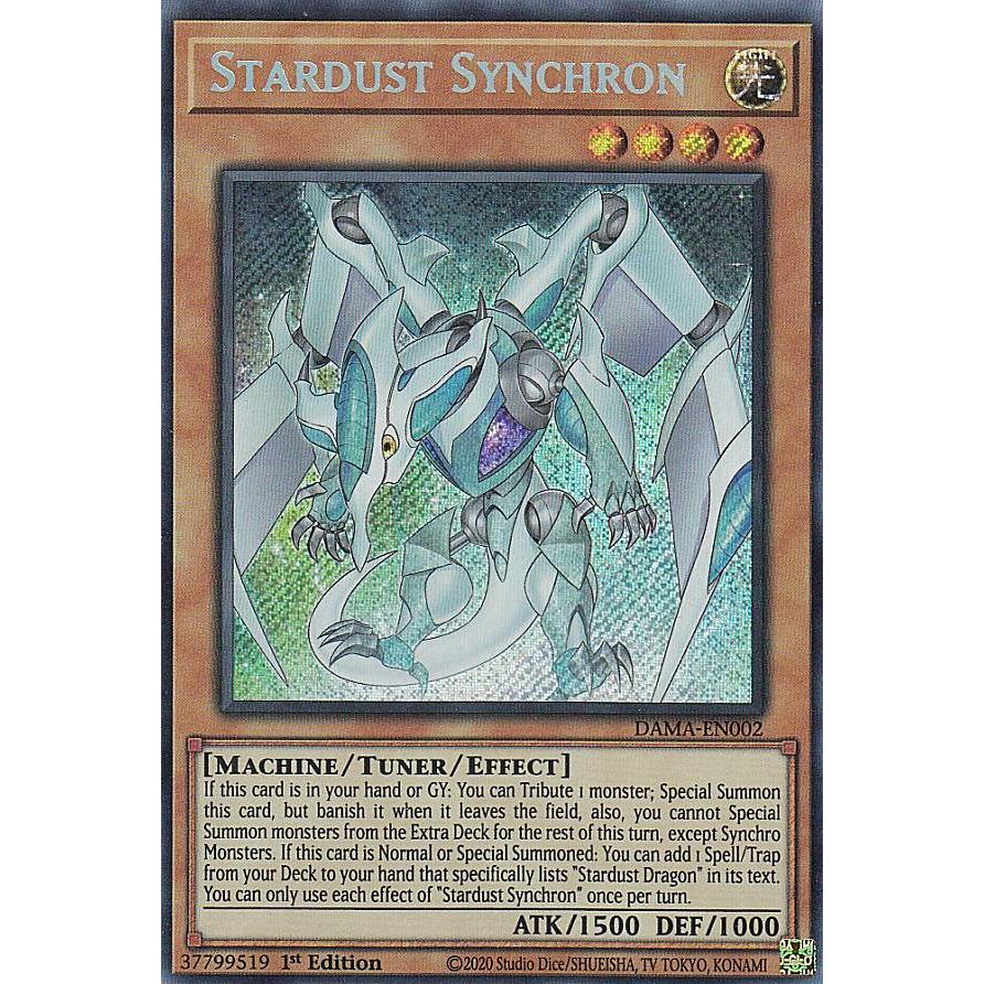 遊戯王 DAMA-EN002 スターダスト・シンクロン Stardust Synchron