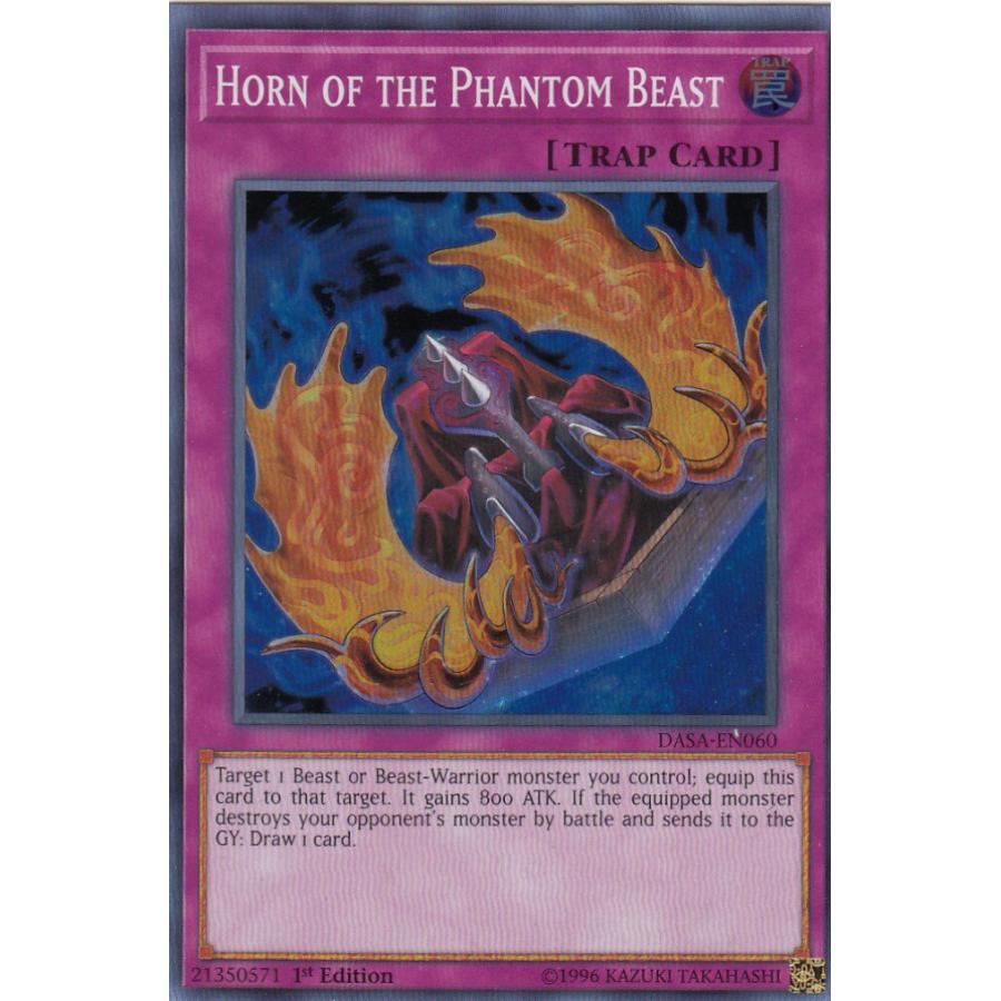 遊戯王 DASA-EN060 幻獣の角 Horn of the Phantom Beast(英語版 1st