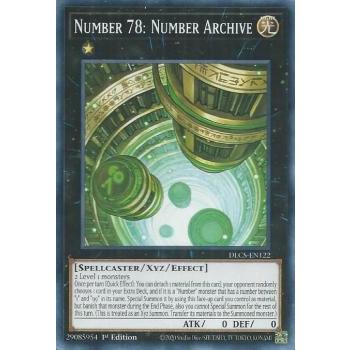遊戯王 DLCS-EN122 No.78 ナンバーズ・アーカイブ Number 78