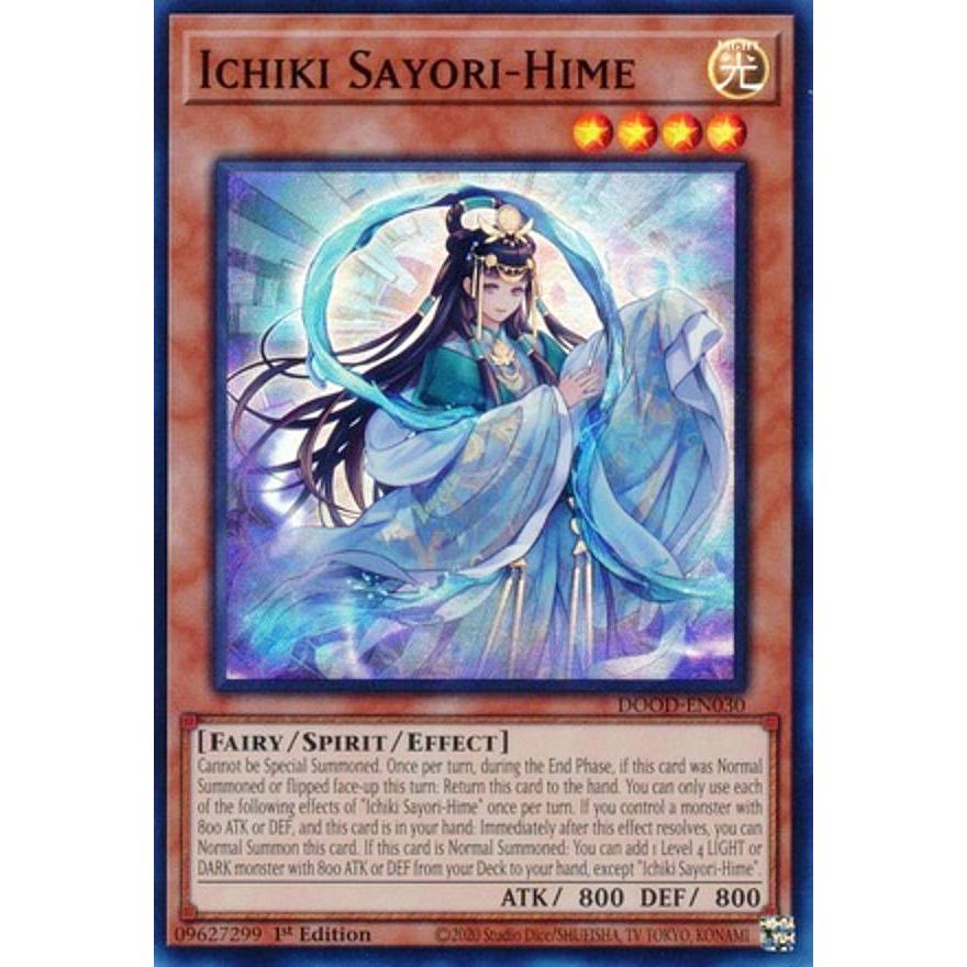 遊戯王 DOOD-EN030 斎キ狭依姫 (英語版 1st Edition スーパーレア