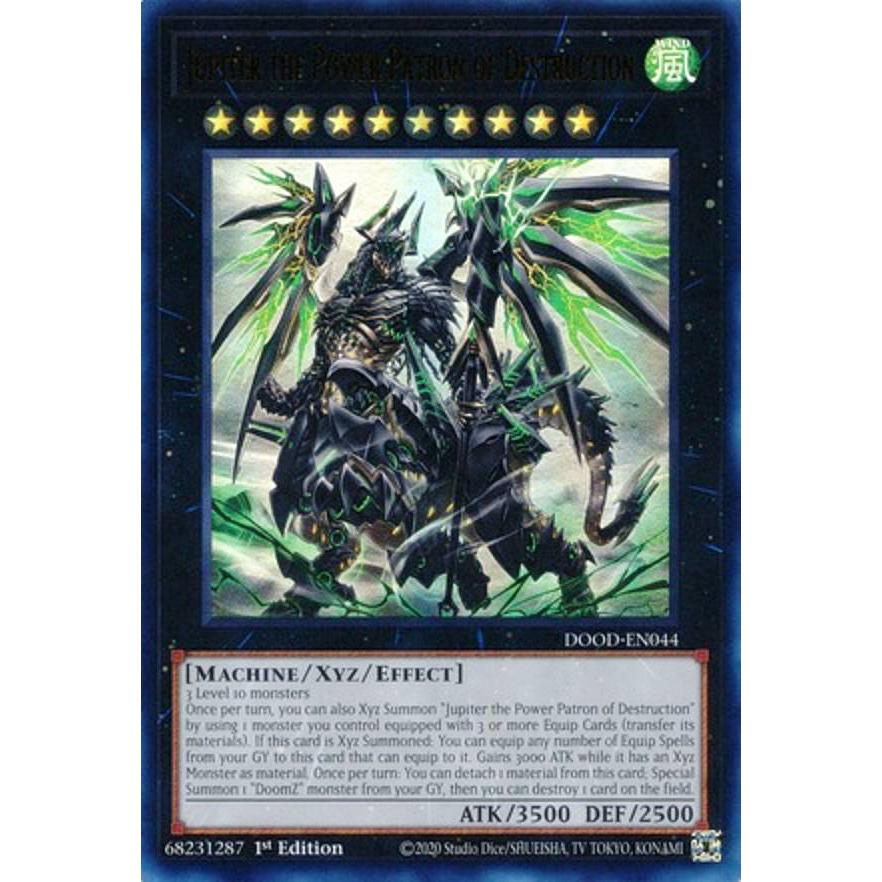 遊戯王 DOOD-EN044 壊獄神ユピテル (英語版 1st Edition ウルトラレア