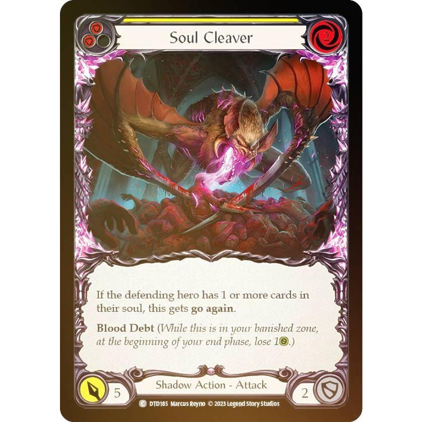 レインボー・FOIL】フレッシュ＆ブラッド DTD 185 Soul Cleaver (C