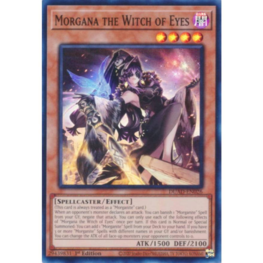 遊戯王 DUAD-EN026 瞳の魔女モルガナ (英語版 1st Edition