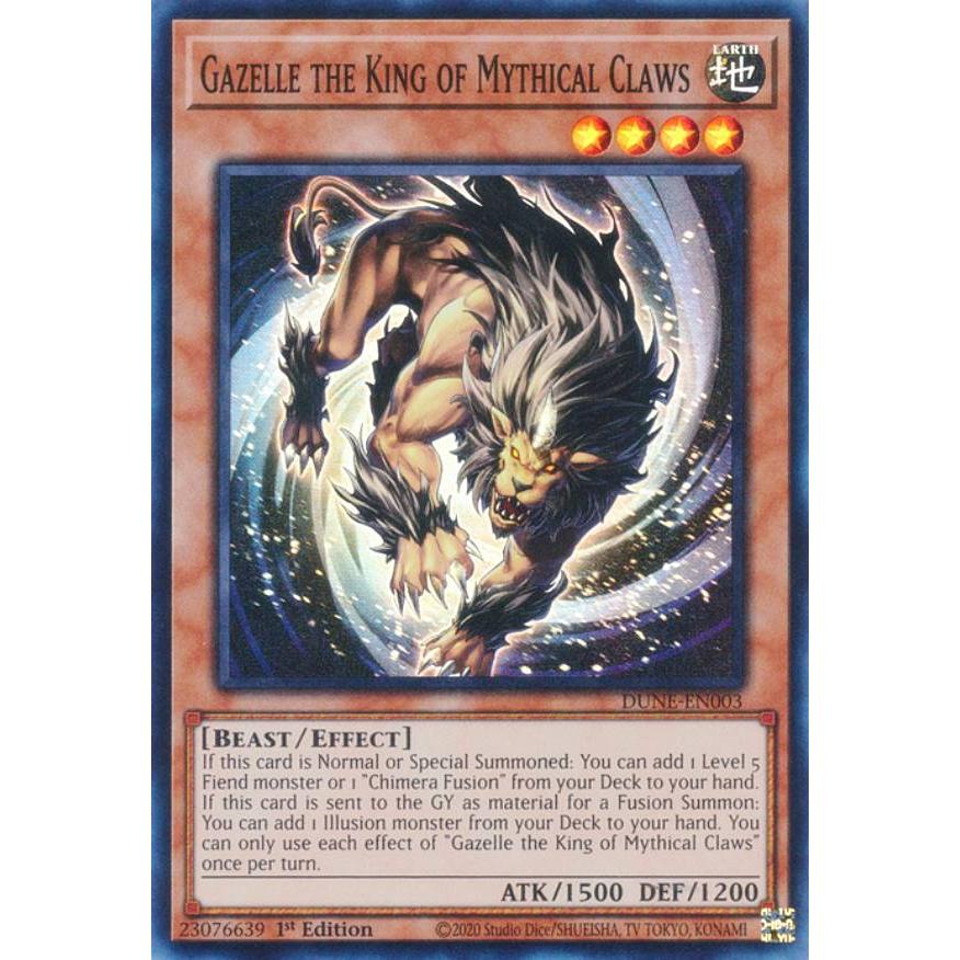 遊戯王 DUNE-EN003 幻爪の王ガゼル Gazelle the King of