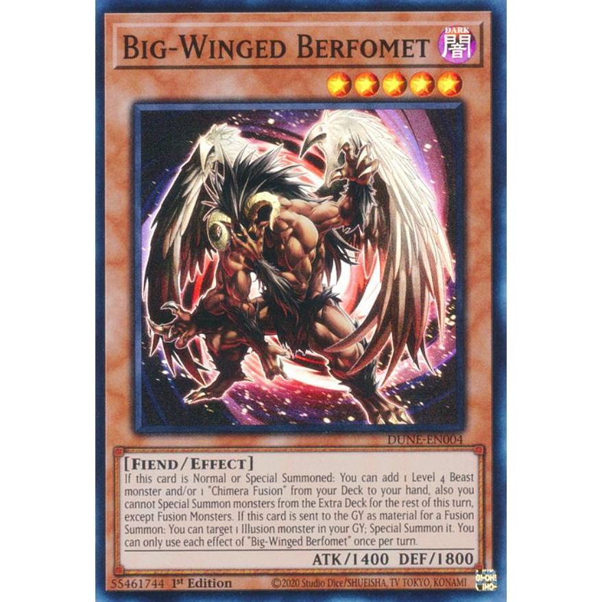 遊戯王 DUNE-EN004 大翼のバフォメット Big-Winged Berfomet (英語版