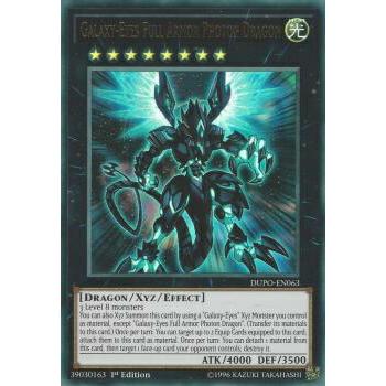 遊戯王 Dupo En063 ギャラクシーアイズ ｆａ フォトン ドラゴン Galaxy Eyes Full Armor Photon Dragon 英語版 1st Edition ウルトラレア Duel Power Dupott063 トレカショップ Lead 通販 Yahoo ショッピング